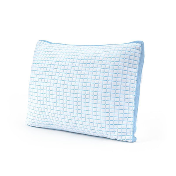 3D Blue Cell Tech Cooling Memory Foam Pillow | White/Blue | 50cm x 70cm - The Bedding & Blankets Store