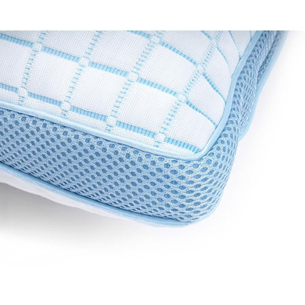 3D Blue Cell Tech Cooling Memory Foam Pillow | White/Blue | 50cm x 70cm - The Bedding & Blankets Store