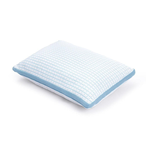 3D Blue Cell Tech Cooling Memory Foam Pillow | White/Blue | 50cm x 70cm - The Bedding & Blankets Store