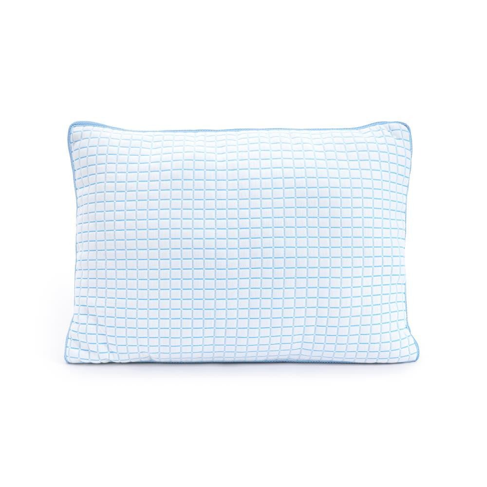 3D Blue Cell Tech Cooling Memory Foam Pillow | White/Blue | 50cm x 70cm - The Bedding & Blankets Store