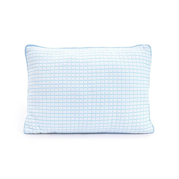 3D Blue Cell Tech Cooling Memory Foam Pillow | White/Blue | 50cm x 70cm - The Bedding & Blankets Store