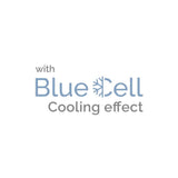 3D Blue Cell Tech Cooling Memory Foam Pillow | White/Blue | 50cm x 70cm - The Bedding & Blankets Store