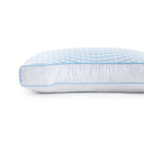3D Blue Cell Tech Cooling Microgel Neck Support Pillow | White/Blue | 45cm x 65cm - The Bedding & Blankets Store
