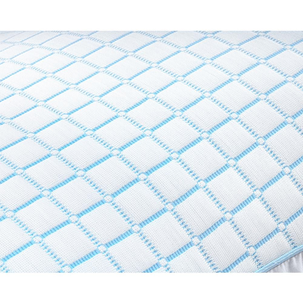 3D Blue Cell Tech Cooling Microgel Neck Support Pillow | White/Blue | 45cm x 65cm - The Bedding & Blankets Store
