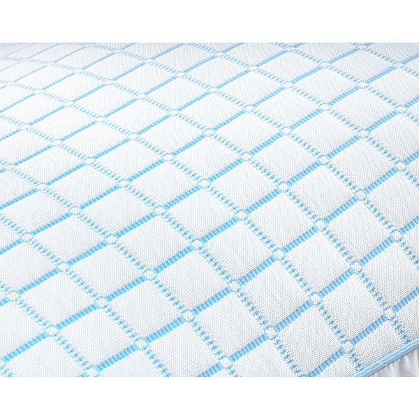 3D Blue Cell Tech Cooling Microgel Neck Support Pillow | White/Blue | 45cm x 65cm - The Bedding & Blankets Store