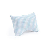 3D Blue Cell Tech Cooling Microgel Neck Support Pillow | White/Blue | 45cm x 65cm - The Bedding & Blankets Store