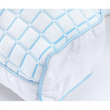 3D Blue Cell Tech Cooling Microgel Neck Support Pillow | White/Blue | 45cm x 65cm - The Bedding & Blankets Store