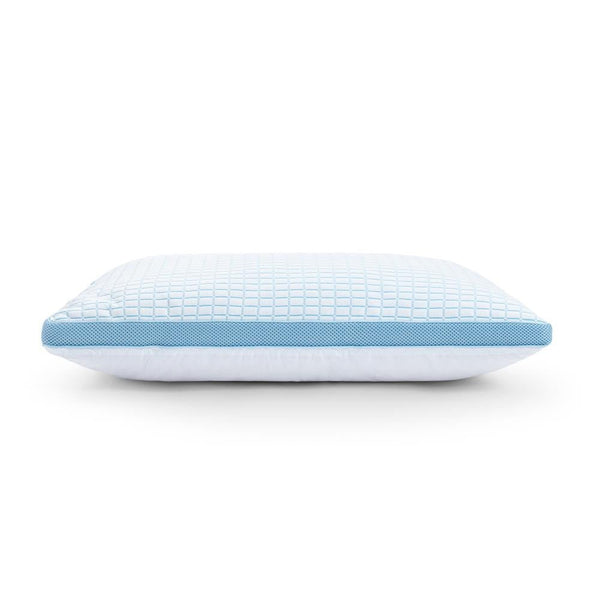 3D Blue Cell Tech Cooling Microgel Pillow | White/Blue | 50cm x 70cm - The Bedding & Blankets Store