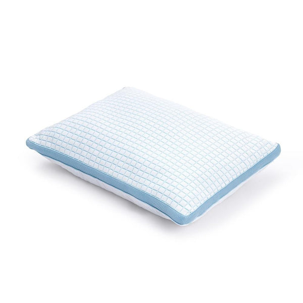 3D Blue Cell Tech Cooling Microgel Pillow | White/Blue | 50cm x 70cm - The Bedding & Blankets Store