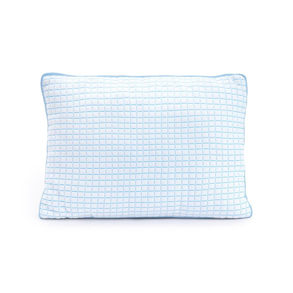 3D Blue Cell Tech Cooling Microgel Pillow | White/Blue | 50cm x 70cm - The Bedding & Blankets Store