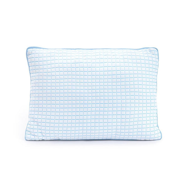 3D Blue Cell Tech Cooling Microgel Pillow | White/Blue | 50cm x 70cm - The Bedding & Blankets Store