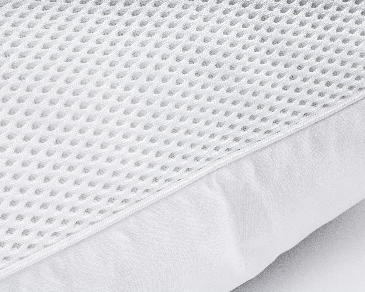 4D Ventilation Cooling Microgel Pillow | White | 50cm x 70cm - The Bedding & Blankets Store
