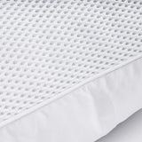 4D Ventilation Cooling Microgel Pillow | White | 50cm x 70cm - The Bedding & Blankets Store