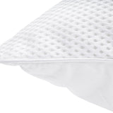 4D Ventilation Cooling Microgel Pillow | White | 50cm x 70cm - The Bedding & Blankets Store