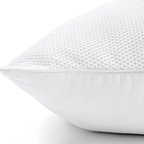 4D Ventilation Cooling Microgel Pillow | White | 50cm x 70cm - The Bedding & Blankets Store