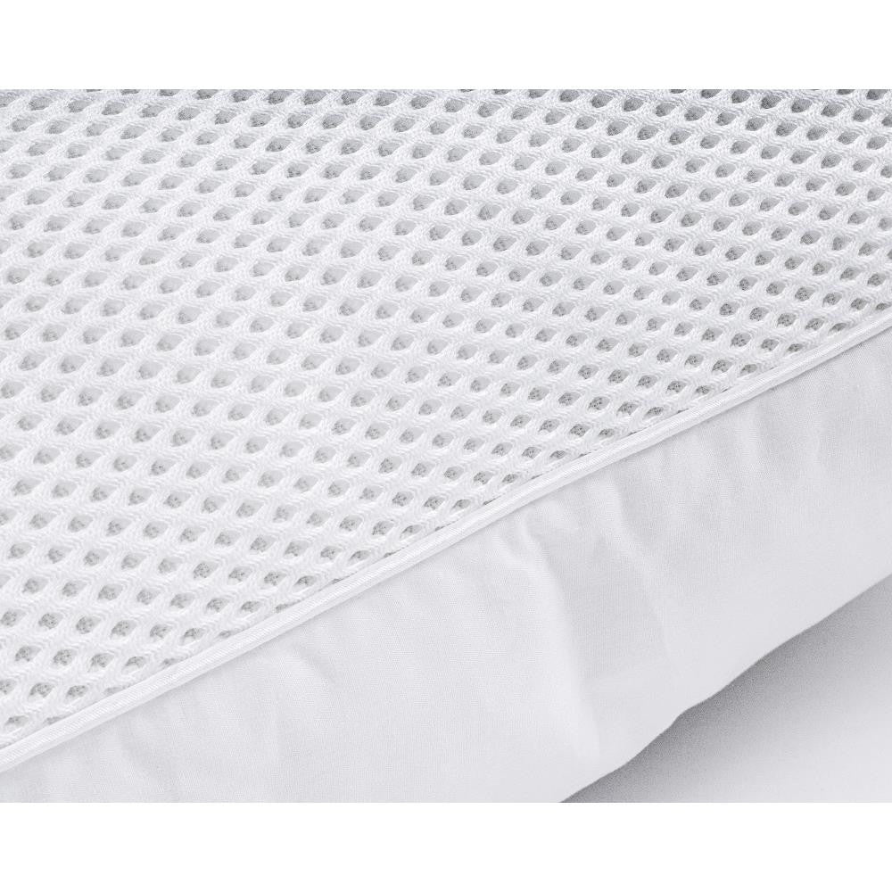 4D Ventilation Cooling Microgel Pillow | White | 50cm x 70cm - The Bedding & Blankets Store