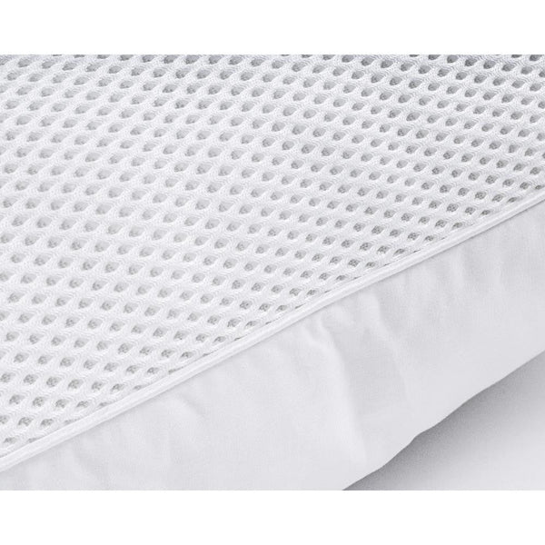 4D Ventilation Cooling Microgel Pillow | White | 50cm x 70cm - The Bedding & Blankets Store