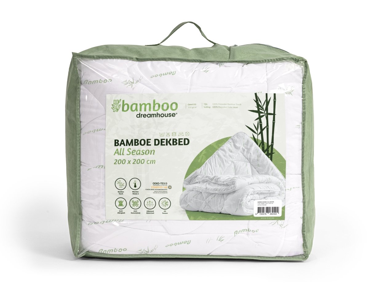 Bali Bamboo Touch Duvet | White | Single - 140cm (W) x 200cm (L) - The Bedding & Blankets Store