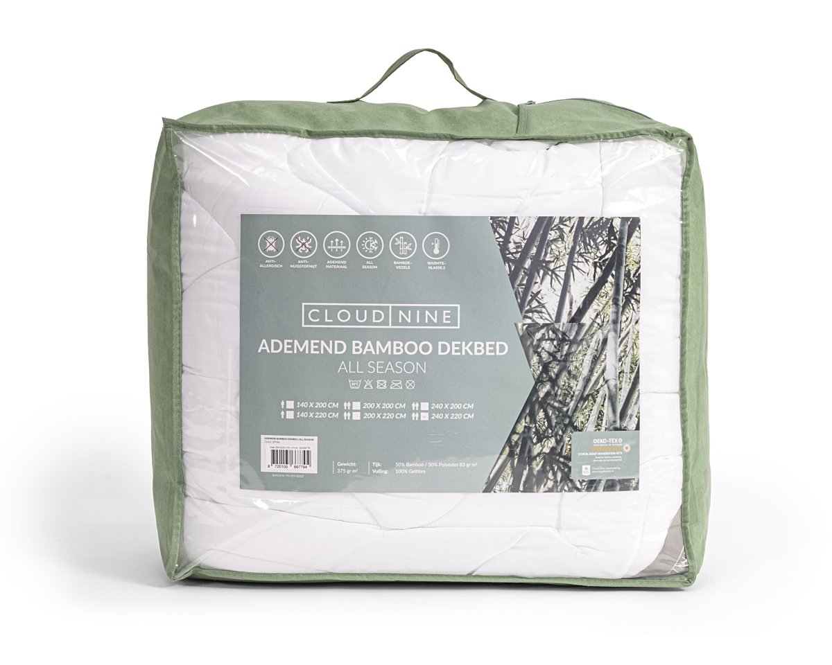 Bamboo Single - Layer Duvet | White | Single - 140cm (W) x 200cm (L) - The Bedding & Blankets Store