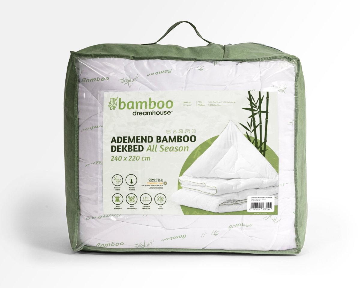 Bamboo Single - Layer Duvet | White | Single - 140cm (W) x 200cm (L) - The Bedding & Blankets Store