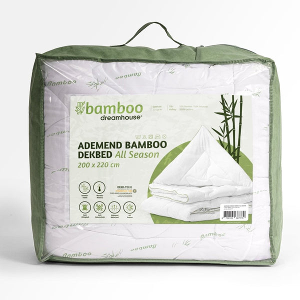 Bamboo Single - Layer Duvet | White | Single - 140cm (W) x 200cm (L) - The Bedding & Blankets Store