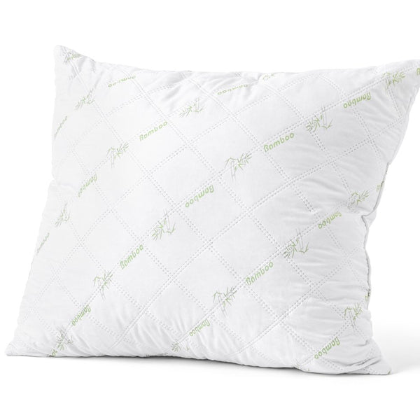 Bamboo Support Pillow | White | 60cm x 70cm - The Bedding & Blankets Store