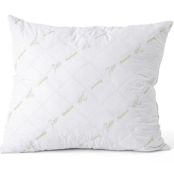Bamboo Support Pillow | White | 60cm x 70cm - The Bedding & Blankets Store
