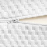 Contour Memory Foam Support Pillow | White | 60cm x 35cm x 11cm - The Bedding & Blankets Store