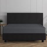 Double Jersey 220 GSM Soft Cotton Fitted Sheet | Anthracite Grey | Single 80/100 x 220cm (L) x 40cm (D) - The Bedding & Blankets Store