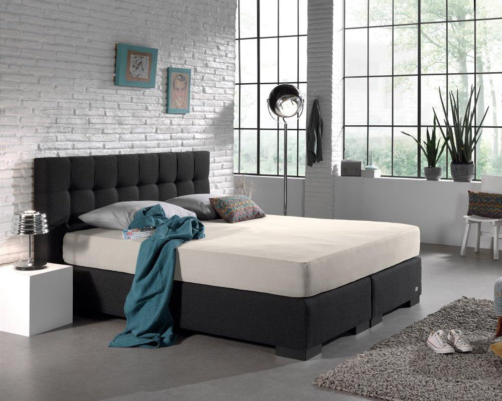 Double Jersey 220 GSM Soft Cotton Fitted Sheet | Cream | Single 80/100 x 220cm (L) x 40cm (D) - The Bedding & Blankets Store