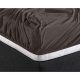Double Jersey 220 GSM Soft Cotton Fitted Sheet | Deep Taupe | Single 80/100 x 220cm (L) x 30cm (D) - The Bedding & Blankets Store