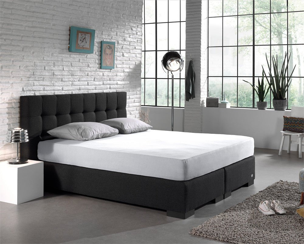 Double Jersey 220 GSM Soft Cotton Fitted Sheet | White | Single 80/100 x 220cm (L) x 40cm (D) - The Bedding & Blankets Store