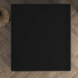 Double Jersey 220 GSM Soft Cotton Matress Topper Fitted Sheet | Black | Single / Large Single (EU) 80/90 x 200/220cm (L) x 25cm (D) - The Bedding & Blankets Store
