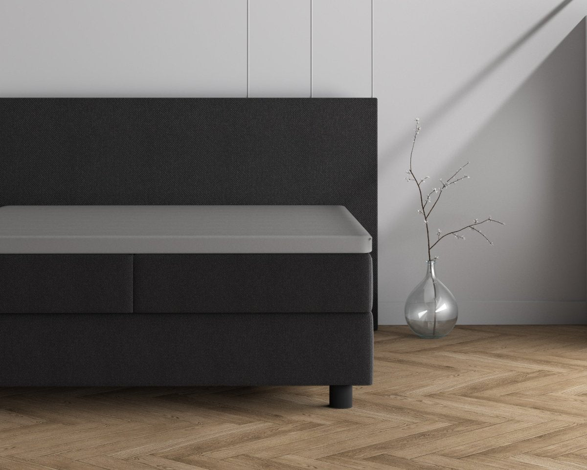 Double Jersey 220 GSM Soft Cotton Matress Topper Fitted Sheet | Grey | Single / Large Single (EU) 80/90 x 200/220cm (L) x 15cm (D) - The Bedding & Blankets Store