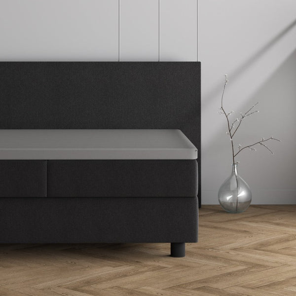 Double Jersey 220 GSM Soft Cotton Matress Topper Fitted Sheet | Grey | Single / Large Single (EU) 80/90 x 200/220cm (L) x 15cm (D) - The Bedding & Blankets Store