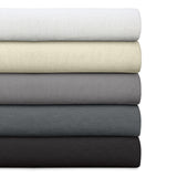 Double Jersey 220 GSM Soft Cotton Split - Topper Fitted Sheet | Anthracite Grey | Queen 160 x 200/220cm (L) x 40cm (D) - The Bedding & Blankets Store