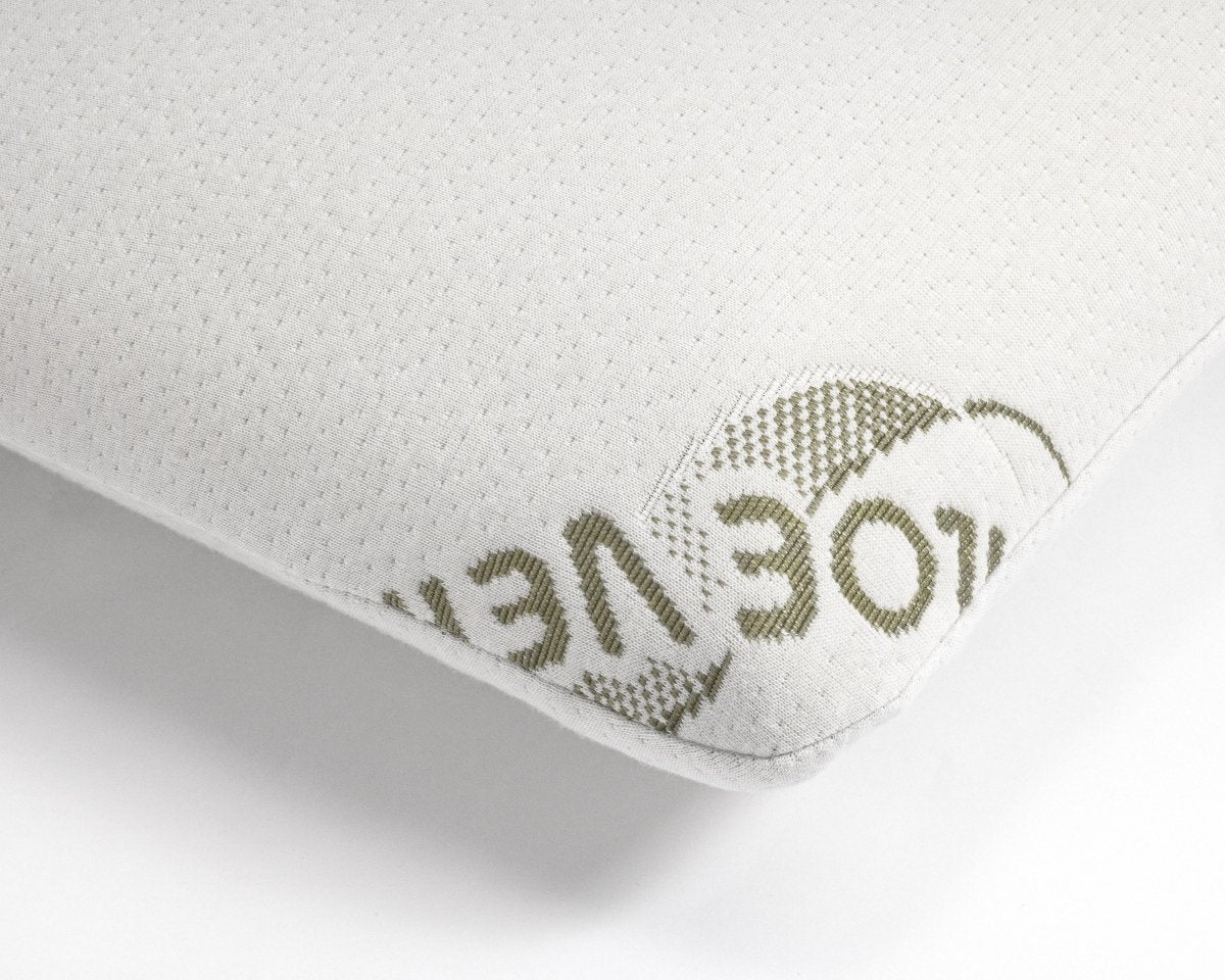 Ergonomic Orthopedic Aloe Vera Memory Foam Pillow | White | 70cm x 40cm x 12cm - The Bedding & Blankets Store