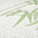 Ergonomic Orthopedic Bamboo Memory Foam Pillow | White | 70cm x 40cm x 12cm - The Bedding & Blankets Store