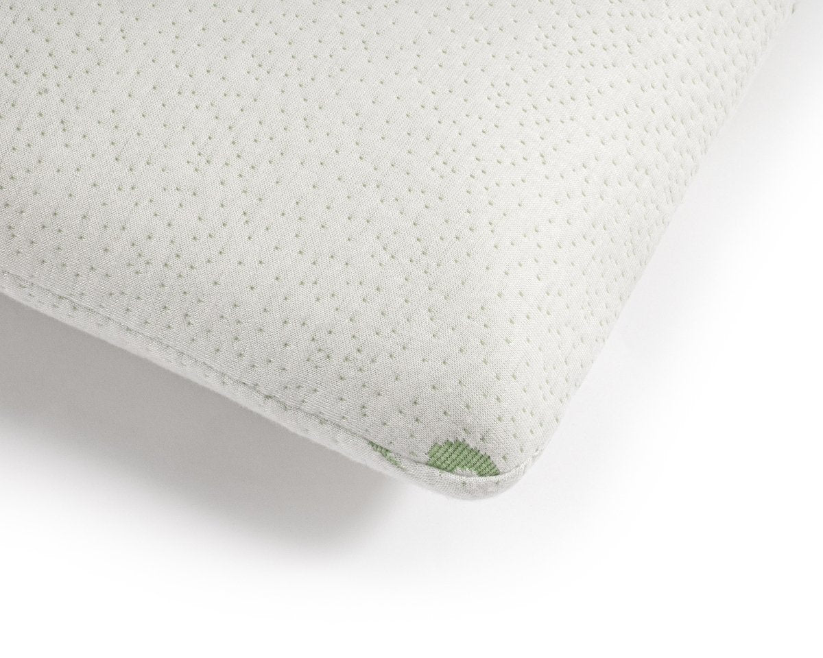 Ergonomic Orthopedic Bamboo Memory Foam Pillow | White | 70cm x 40cm x 12cm - The Bedding & Blankets Store