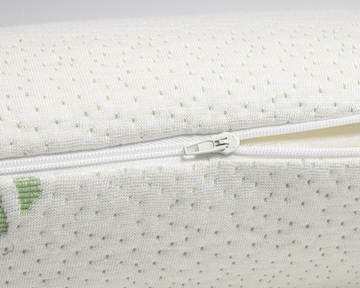 Ergonomic Orthopedic Bamboo Memory Foam Pillow | White | 70cm x 40cm x 12cm - The Bedding & Blankets Store
