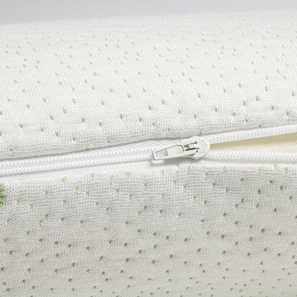 Ergonomic Orthopedic Bamboo Memory Foam Pillow | White | 70cm x 40cm x 12cm - The Bedding & Blankets Store