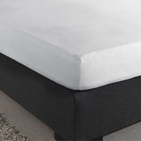 Fitted Mattress Protector Sheet | White | Super King 190/200cm (W) x 220/230cm (L) x 30cm (D) - The Bedding & Blankets Store