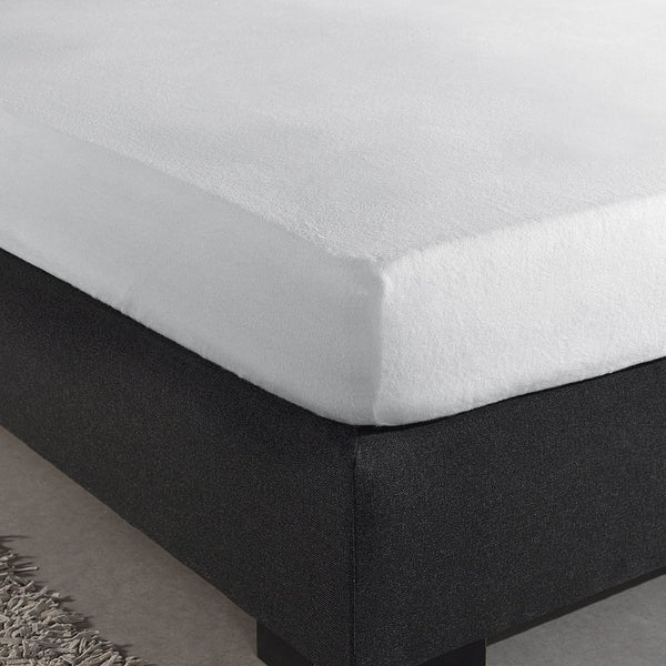 Fitted Mattress Protector Sheet | White | Super King 190/200cm (W) x 220/230cm (L) x 30cm (D) - The Bedding & Blankets Store