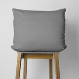 Flannel Cotton 2 in 1 Pillowcase | Anthracite | 60cm x 70cm - The Bedding & Blankets Store