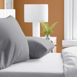 Flannel Cotton 2 in 1 Pillowcase | Grey | 60cm x 70cm - The Bedding & Blankets Store