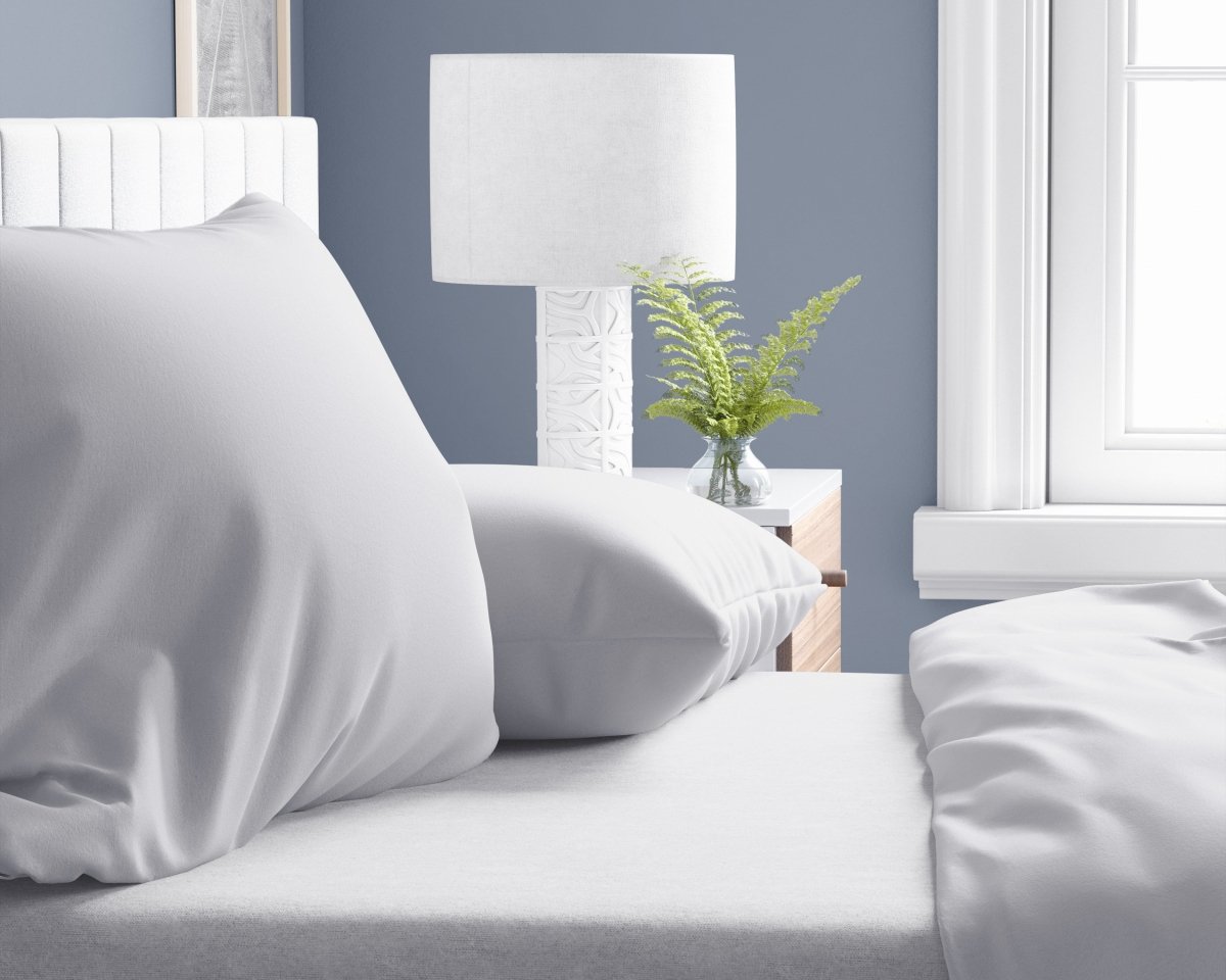 Flannel Cotton 2 in 1 Pillowcase | White | 60cm x 70cm - The Bedding & Blankets Store