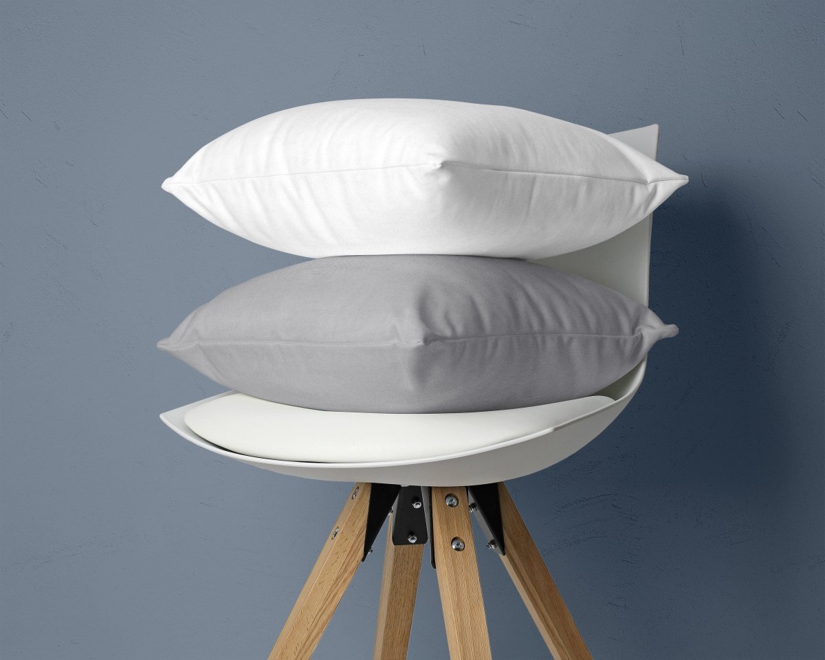 Flannel Cotton 2 in 1 Pillowcase | White | 60cm x 70cm - The Bedding & Blankets Store