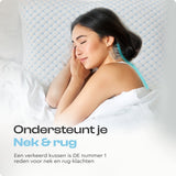 Nanotech Memory Foam Pillow | White | 50cm x 70cm - The Bedding & Blankets Store