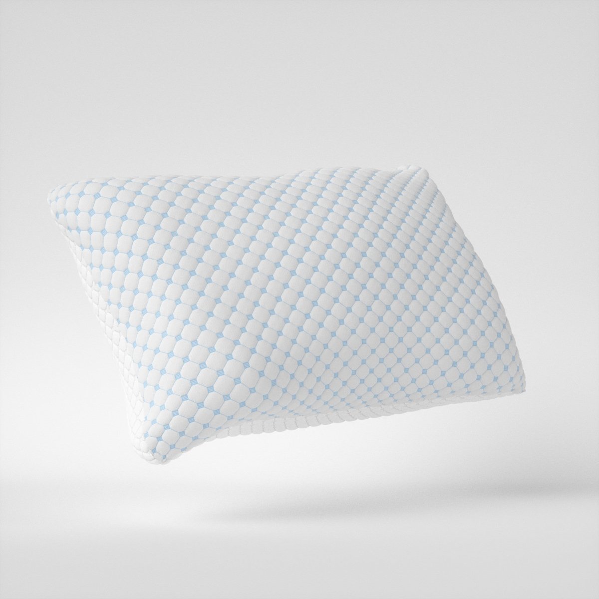 Nanotech Memory Foam Pillow | White | 50cm x 70cm - The Bedding & Blankets Store