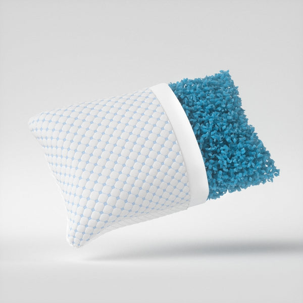 Nanotech Memory Foam Pillow | White | 50cm x 70cm - The Bedding & Blankets Store